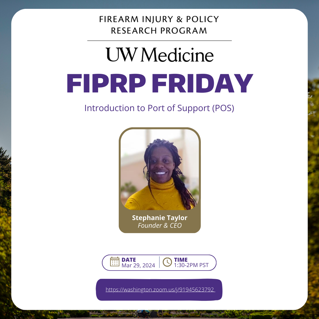 Flyer for March FIPRP Friday